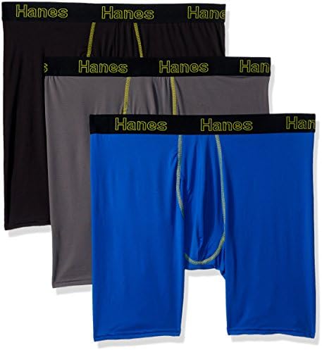 Hanes Men's Comfort Flex Fit Lightweight Mesh Boxer Brief 3-Pack