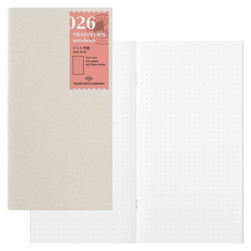 Midori Travelers Note Regular Size Refill - 026 Dot