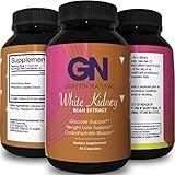 Pure White Kidney Bean Extract for Weight Loss â€“ Natural Starch & Carb Blocker â€“ Premium Vitamin Capsules to Burn Fat and Lose Weight â€“ Antioxidant Supplement for Women and Men â€“ By Griffith Naturals