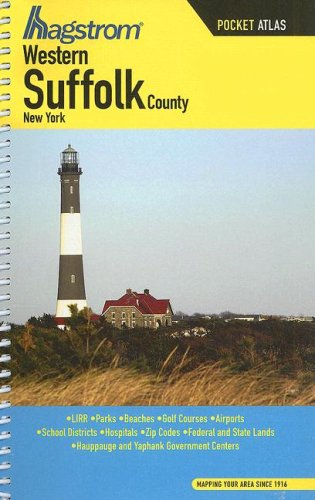 Hagstrom Western Suffolk County, New York Pocket Atlas