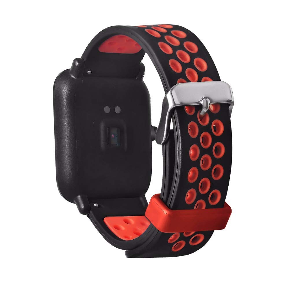 Angersi band for AMAZFIT Bip Younth bands,20mm Quick Release Soft Silicone Sport Strap Replacement Bands Compatible with AMAZFIT Bip Younth/Bip Youth Edition/GTS