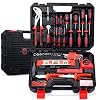 M MEEPO Tool Set, 186-Piece Tool Kit for Men Women Home and Household Repair, Complete Home Tool Kit for DIY, College…