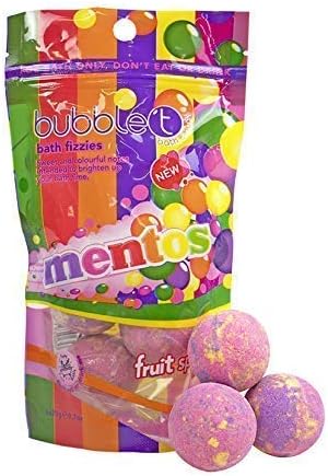 Bubble T Cosmetics Mentos Fruit Tea Mini Bath Bombs - 6x20g