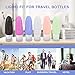 Travel Bottles, Wedama Leakproof Silicone Travel Containers TSA Approved SqueezableTravel Bottles & Accessories (3oz/ 6Pack)
