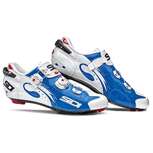 Sidi Wire Carbon Road Cycling Shoes - Blue/White (43 EUR [US 9])