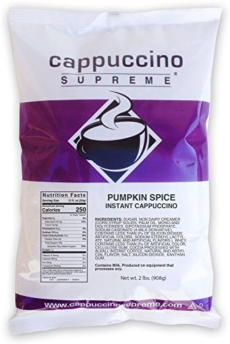 Cappuccino Supreme Pumpkin Spice Instant Cappuccino Mix