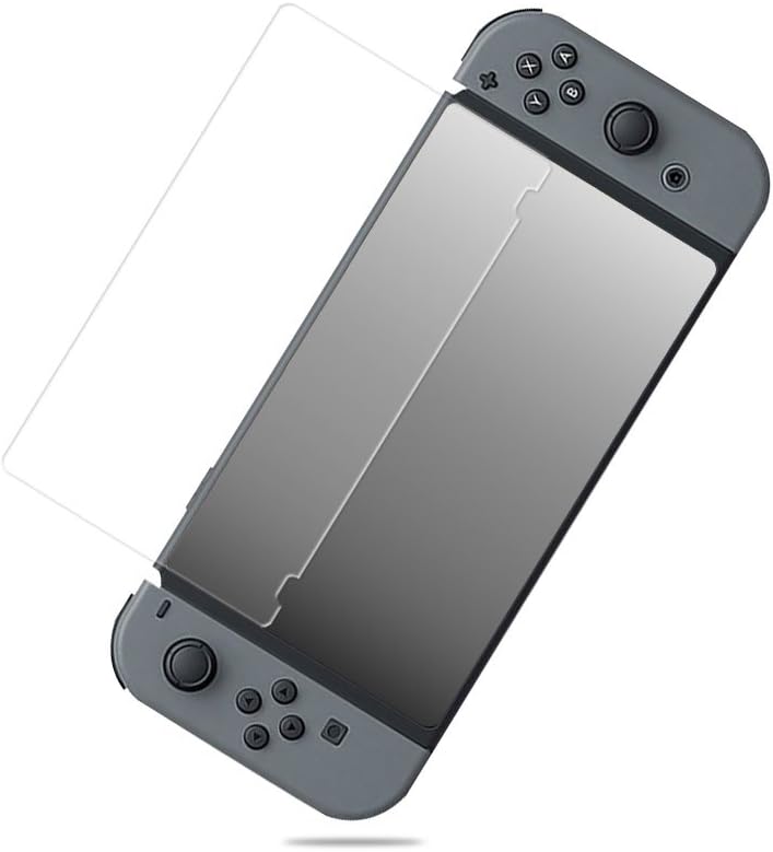 Nintendo Switch Screen Protector,ATIVI Ultra-Clear Ultra-Thin 0.18 mm Tempered Glass Screen Protector for Nintendo Switch 2017 and Game Card Case