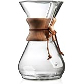 Chemex Pour-Over Glass Coffeemaker - Classic Series - 8-Cup - Exclusive Packaging