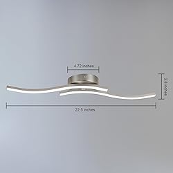 EDISLIVE Modern Dimmable LED Ceiling Light Curved 2