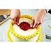 Cake Boss Tools and Gadgets 2-Piece Plastic Cake Slice Marker Set, Red -