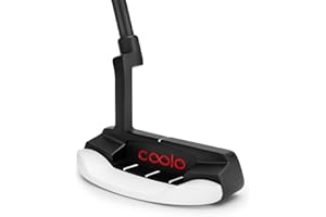 COOLO Graphite Golf Putter, Provide Greater Stability and Less Face Twisting, Blade/Mallet/Heavy/Center Shafted Putter, Oversized Pistol Grip, Right & Left Handed.