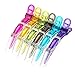 Mokale 6 Pcs Transparent Salon Croc Clips Hair Styling Clips-Sectioning Plastic Alligator Hair Clip DIY Accessories Hairpins-hairgrip for Women and Girls