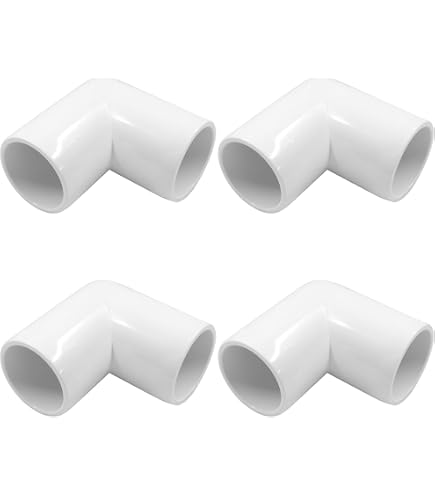 3/4 Inch PVC 90-Degree Slip Elbow Pipe Fittings – L85565W, 406007A – 100-Pack, Made In USA - View #2