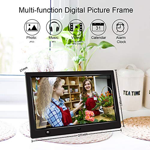 10 inch IPS Screen Digital Photo Frame, Digital Picture Frame with
