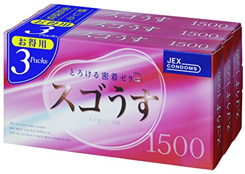 ジェクス スゴうす 1500 3箱パック(1箱12コ入)商品画像