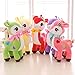 Gloveleya Pink Sika Deer Plush Dolls Stuffed Animal Toys 12''