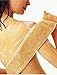 LOOFA and HAND GLOVE SET Natural SISAL FIBRE FOR DEEP EXFOLIATING. Soft and gentle Double handled LOOFA for back scrubbing and a Glove for body washing. Presented in a gift box to pamper her or him.