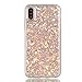 iPhone X Case, iPhone 10 Bling Case, Moonmini Ultra Slim Bling Glitter Soft TPU Silicone Bumper Anti Scratch Shockproof Full Protection Back Cover for iPhone X/iPhone XS Pink