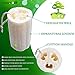 Sportout 100% Natural Organic Loofah Sponges, Large Exfoliating Shower Loofah Body Scrubbers, Buff Away Dead Skin for Smoother, Perfect for Bath Spa and Shower, Luxurious Packaging (4 Pack)