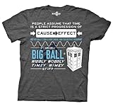 Ripple Junction Dr Who Wibbly Wobbly Quote Heathered Gray Adult T-shirt