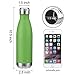 vanpo Vacuum Insulated Water Bottle Double Wall Stainless Steel Cola Shape Bottle 17OZ Keeps Drinks Cold for 12 Hours & Hot for 8 Hours,NO Sweating