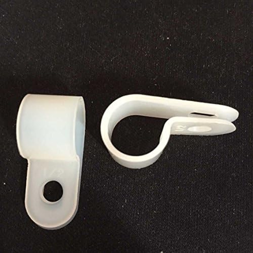 1/2" Rope Light P-style Mounting Clips (100 Pack)