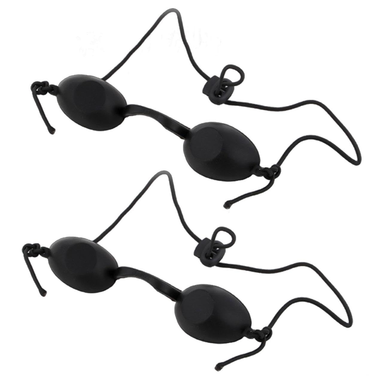 xihongshi 2 Pcs Sunbed Goggles,Safety Goggles Eye Protection Glasses, Protection Eye Safety Glasses Sun Bed Eye Eye Patch for Sunbed Beauty Sunglasses