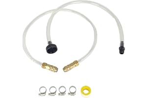 EZROAD Boat Bleed Filler Kit Compatible with Seastar Inboard Outboard Hydraulic Steering System Oil Filler Hose Bridge Brass Tube Bleeder Bleeding Connect Marine Sterndrive Cylinder Helms Fitting Tool