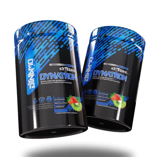 Dynatron Extreme Pré Treino Premium 630g - 25 Ativos, Alta Performance - Dynamo Labz (Morango com Kiwi)