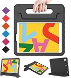 BMOUO Kids Case for iPad 10.2 2019, iPad 10.2 Case, iPad 7th Generation Case, Shock Proof Light Weight Convertible Handle Stand Kids Case for Apple iPad 10.2 inch 2019, Black