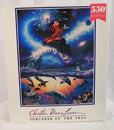 Christian Riese Lassen 550 Piece Disney Themed Puzzle: Sorcerer of the Seas