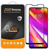 [2-Pack] Supershieldz for LG G7 ThinQ Tempered Glass Screen Protector, [Full Screen Coverage] Anti-Scratch, Bubble Free, Lifetime Replacement Warranty (Black)