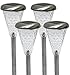 Solar Garden Lights Home Decor Outdoor Decorations Stakes Decorative Pathwhay Light Deal of The Day Prime Today Sogrand 4 Color LED Glass Lens Stainless Steel Landscape Lamp For Walkway Yard 4Pack