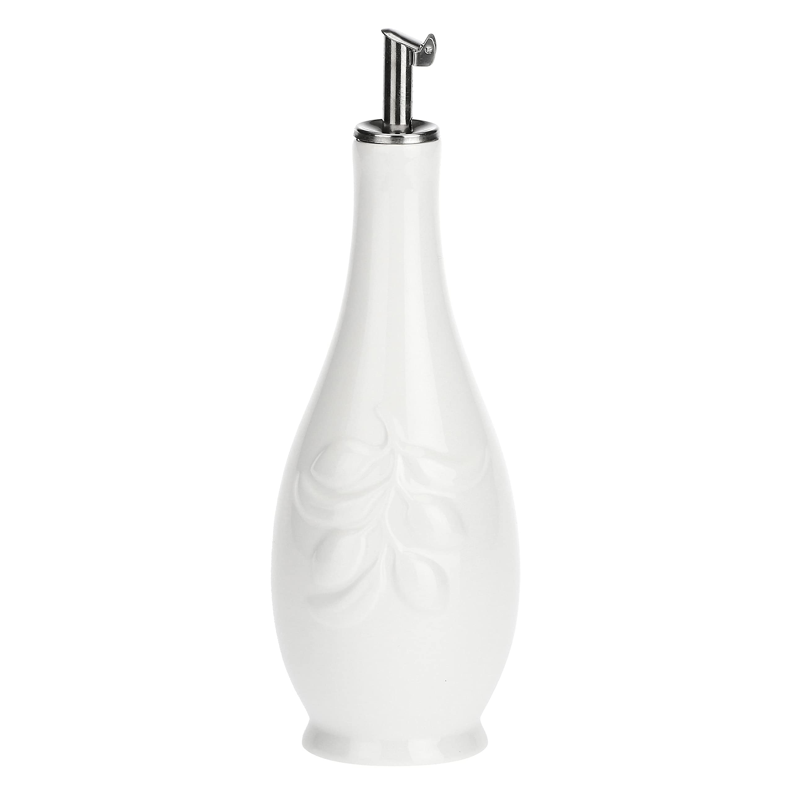 la Porcellana Menage Classic Oil Bottle, White