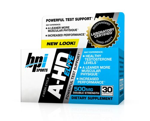 BPI A-HD Elite, 500 mg, 30 Count