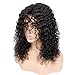 Goldfinch Deep Wave Lace Closure Wig Human Hair Curly 4x4 Lace Closure Wig for Black Women 150% Density Brazilian Virgin Human Hair Lace Wig Middle Part 16 inches