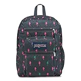 JanSport Big Student Backpack - Dark Slate Seahorse - Oversized