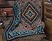 Mision Del Rey Southwestern Accent Throw 50x60 -Navajo Turquoise