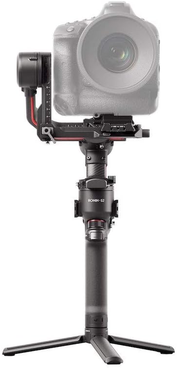 DJI RS 2 - 3-Axis Gimbal Stabilizer for DSLR and Mirrorless Camera, Nikon Sony Panasonic Canon Fujifilm, Ronin S, 4.5 kg Payload, Carbon Fiber, Touchscreen - Black