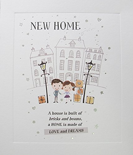 New Home Card - (PLK-OJE001) - Love & Dreams - Jolie Range - Foiled Finish