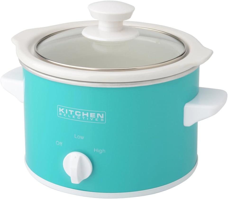 Amazon Com Kitchen Selectives Slow Cooker 1 5 Quart Green