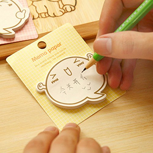 ARCTURUS 5Pcs/set Cute Sticker Post It Bookmark Point Marker Memo Notepad Sticky Notes - Thumbnail 5