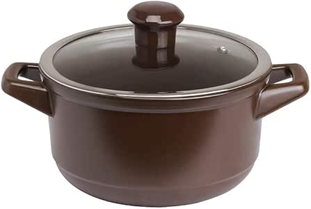 Caçarola de Cerâmica Duo, 20cm, 2,5 Litros, Chocolate 