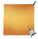 PackTowl Nano Towel, Orange Pixel, 19