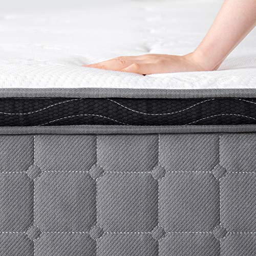ZINUS 12 Inch Cool Touch Comfort GelInfused Hybrid Mattress / Pocket