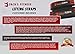 Jack's Fitness Padded Lifting Straps for Weight Lifting - Deadlift - Seated Row - Red and Black