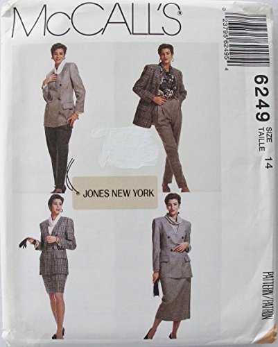 McCall's 6249 Vintage Misses Jacket, Blouse, Skirt and Pants SZ 12 SEWING PATTERN