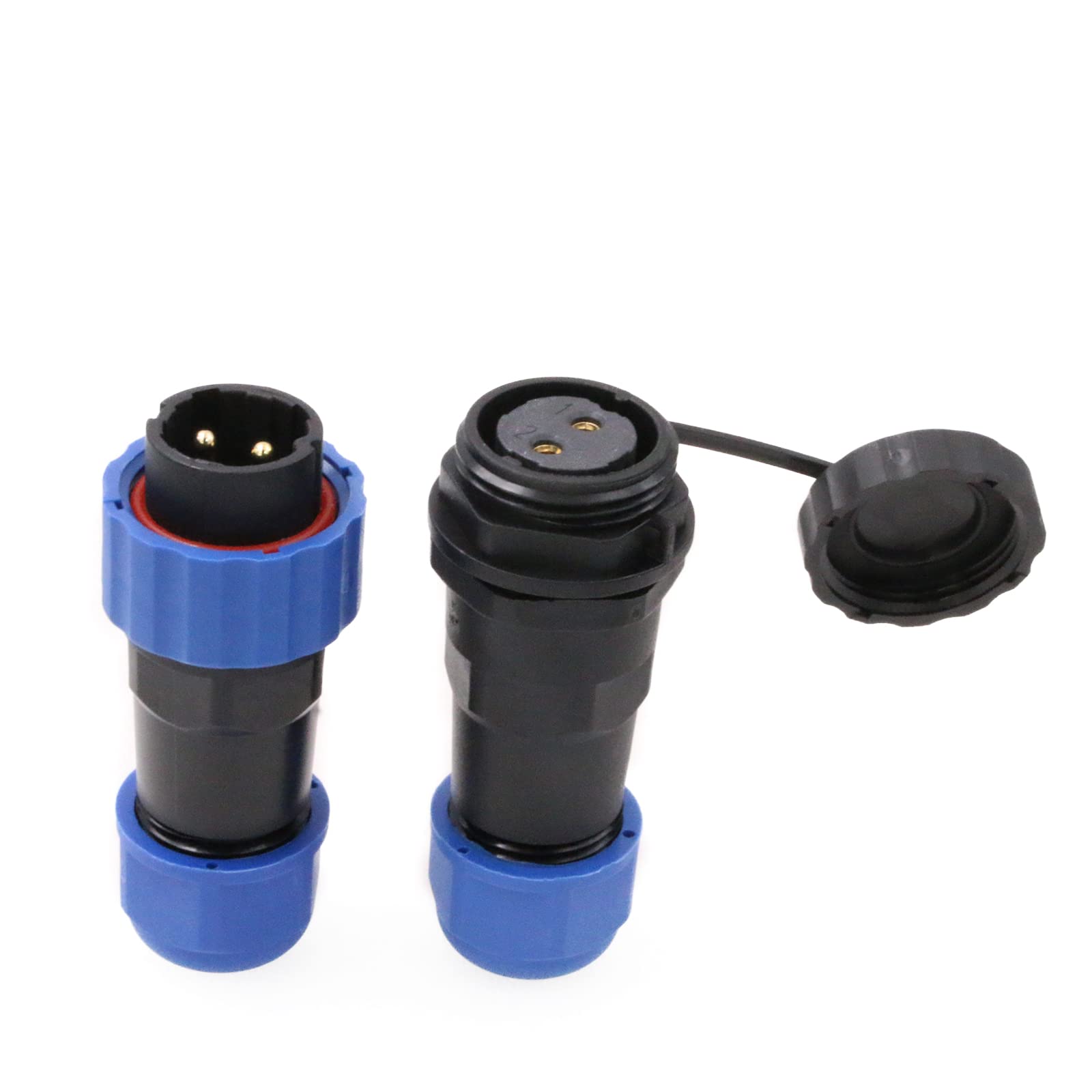 Eonvic SD20 2 Pin Aviation Connector 25A 380V Automotive Plastic IP68 Waterproof Plug Male Socket Female Electric in Line Socket Connector