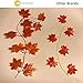 Forever Flowers Fall Leaves Garland Decoration (10 Strands) | Each Vine 6.5ft of Beautiful Autumn Colored Leaves for Indoor/Outdoor Fall Decor