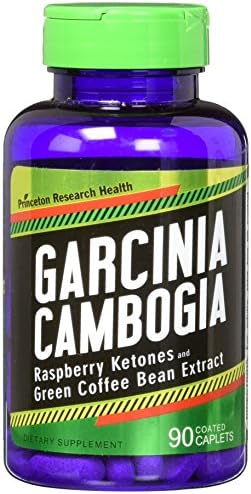 Princeton Research Health Garcinia Camb with Raspberry Ketons Supplement, Green Coffee, 90 Count